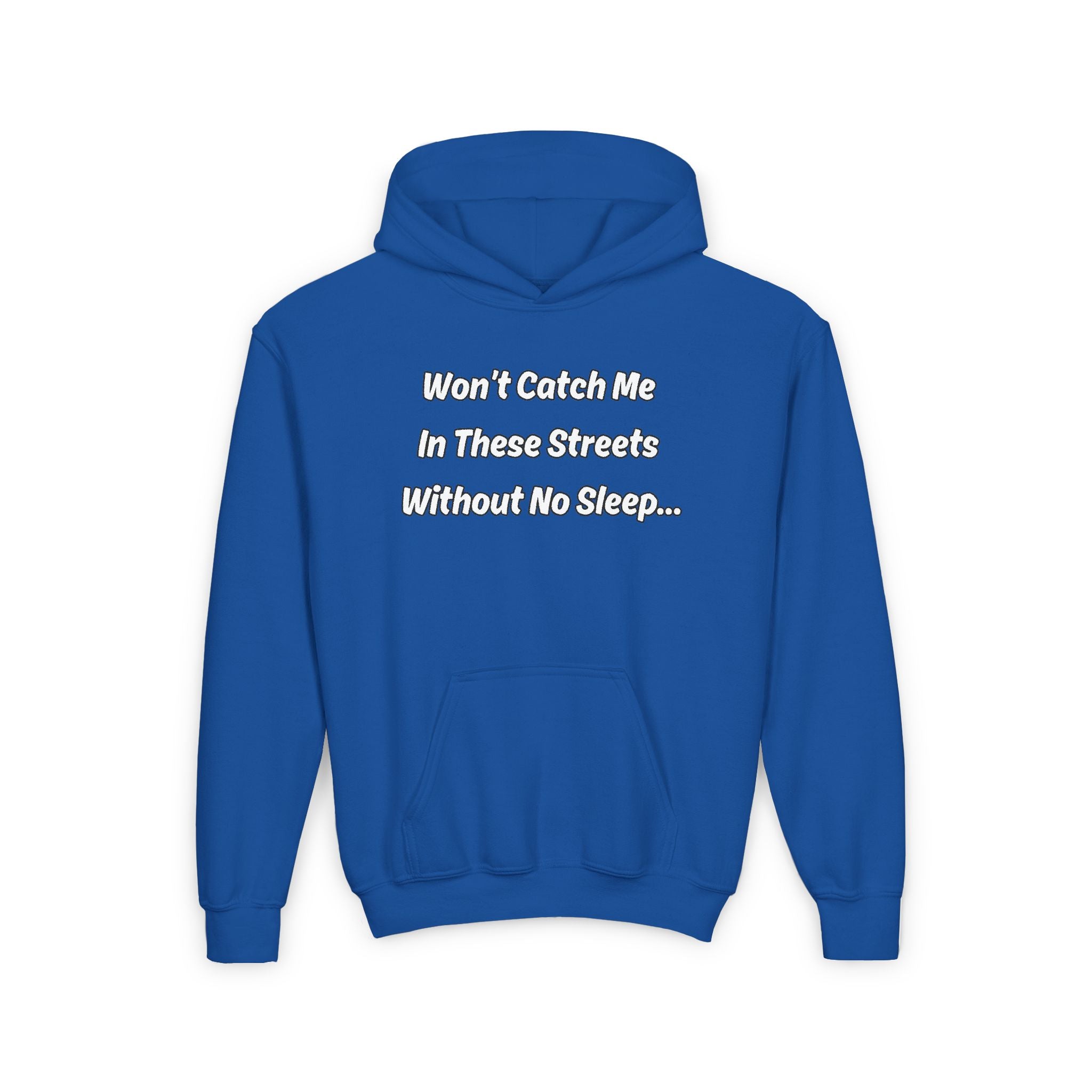 Royal Blue Youth “Won’t Catch Me” Hoodie