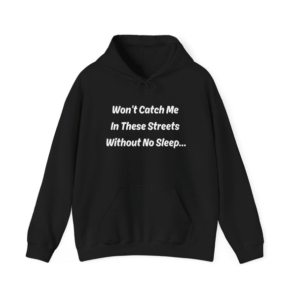 Black Adult “Won’t Catch Me” Hoodie