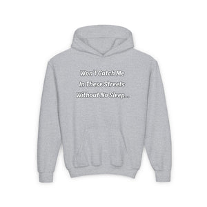 Light Grey Youth “Won’t Catch Me” Hoodie